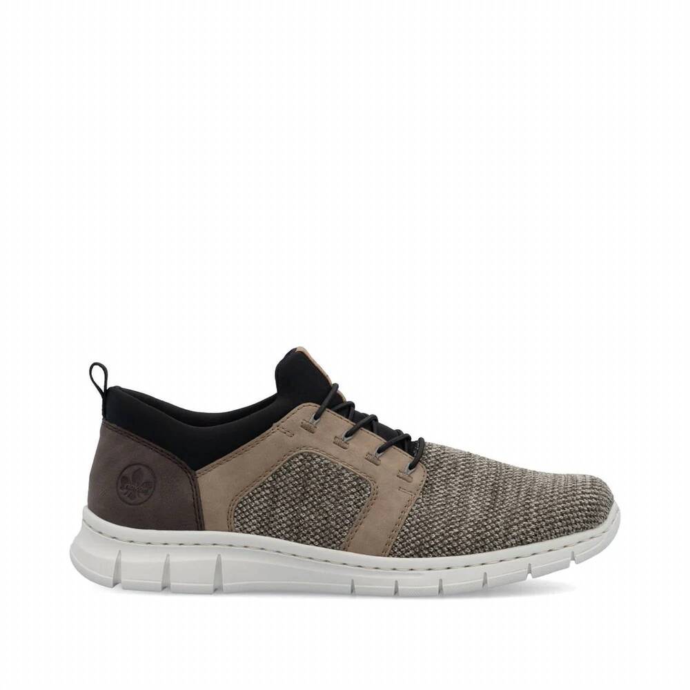 NEW RIEKER men's timo 96 sneaker in fango/schwarz
